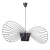 Lampa designerska wisząca KAPELUSZ SOMBRERO ST-8052-100 black - Step Into Design